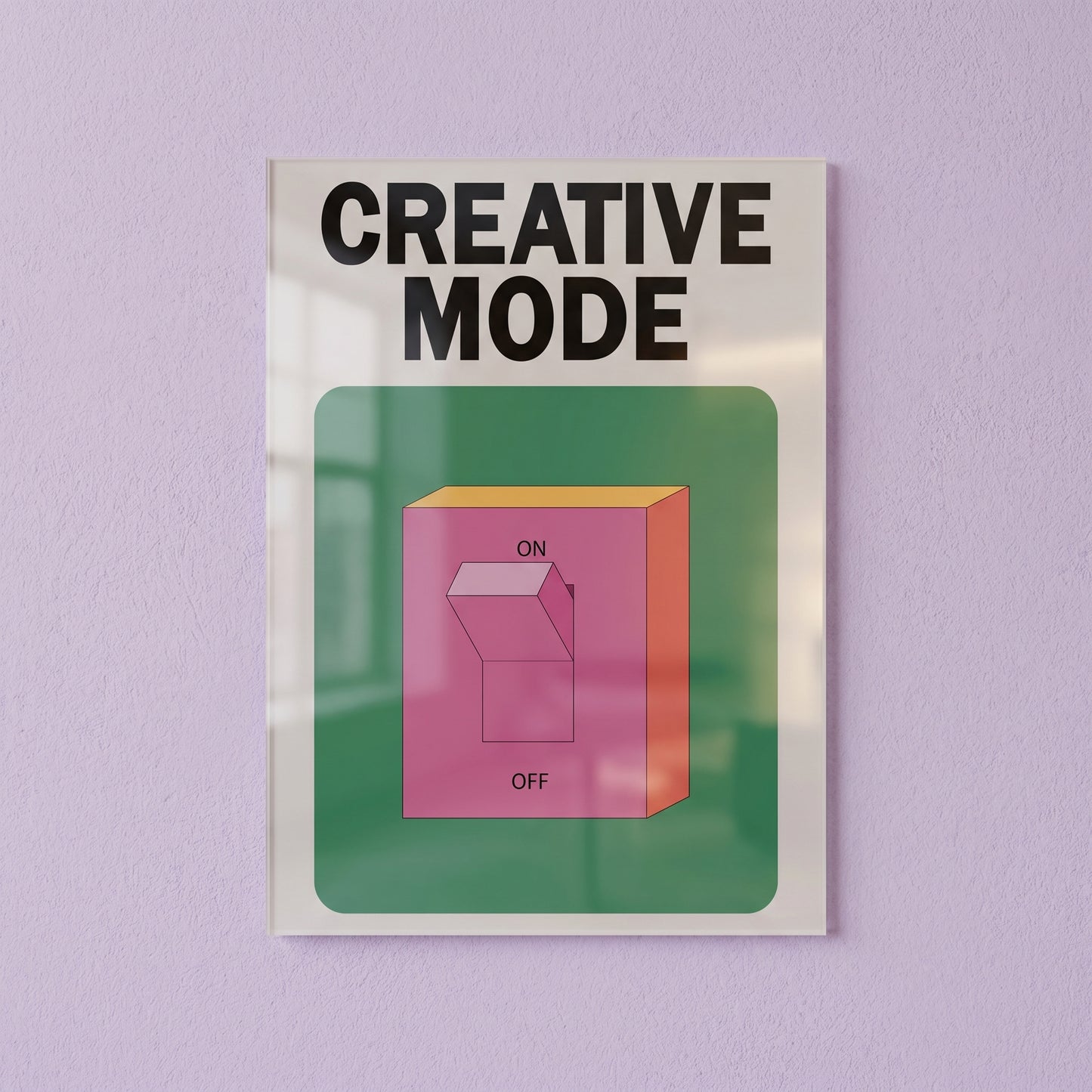 Creative Mode Acrylic Poster