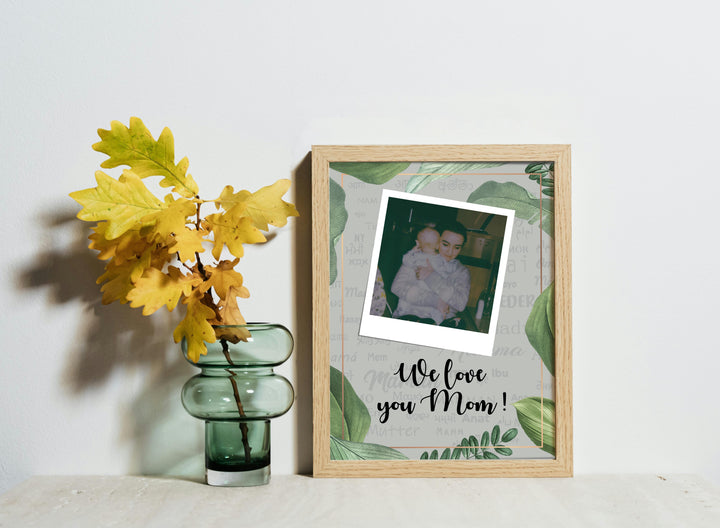 We Love You Mom Picture Frame