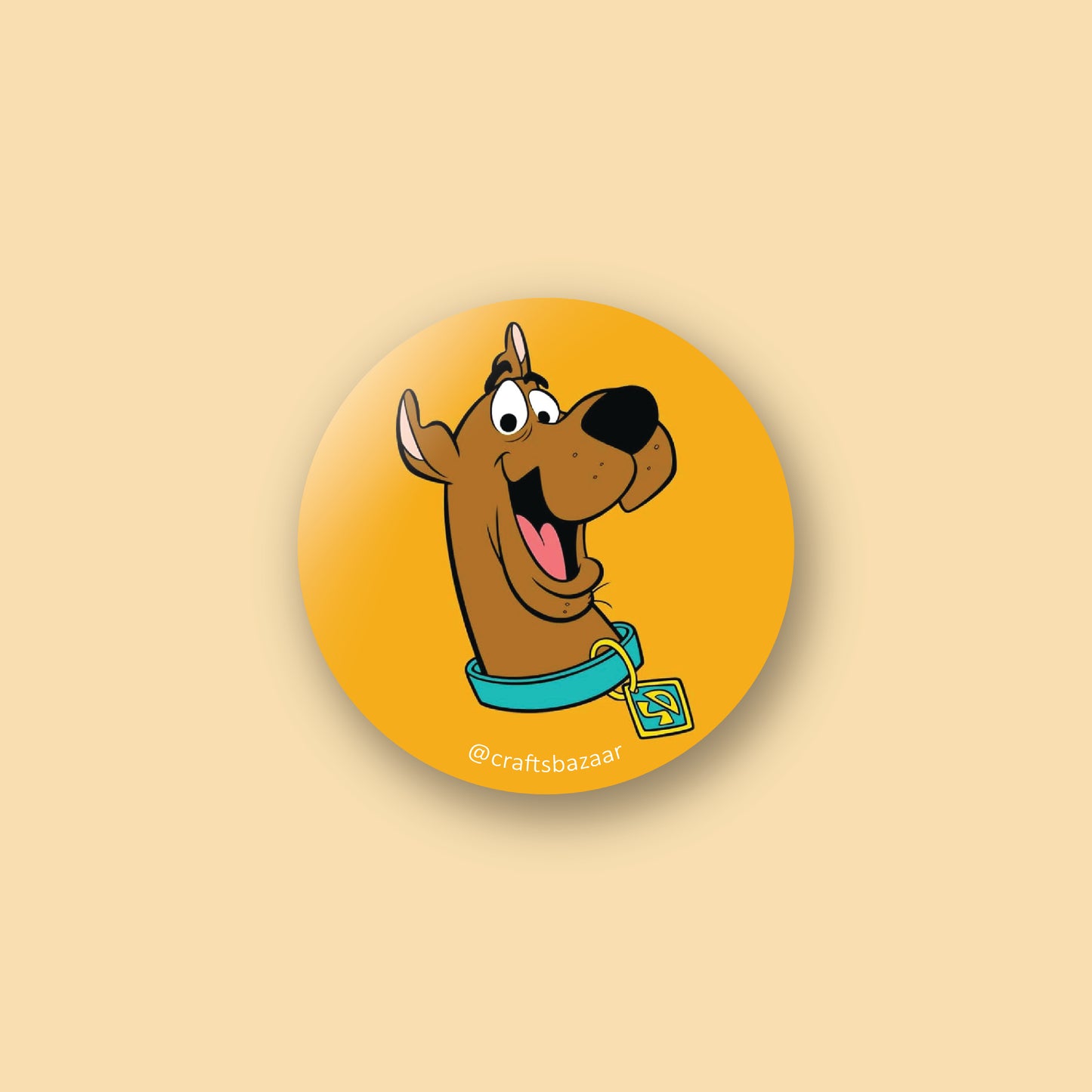 Scooby - Doo Button Badge