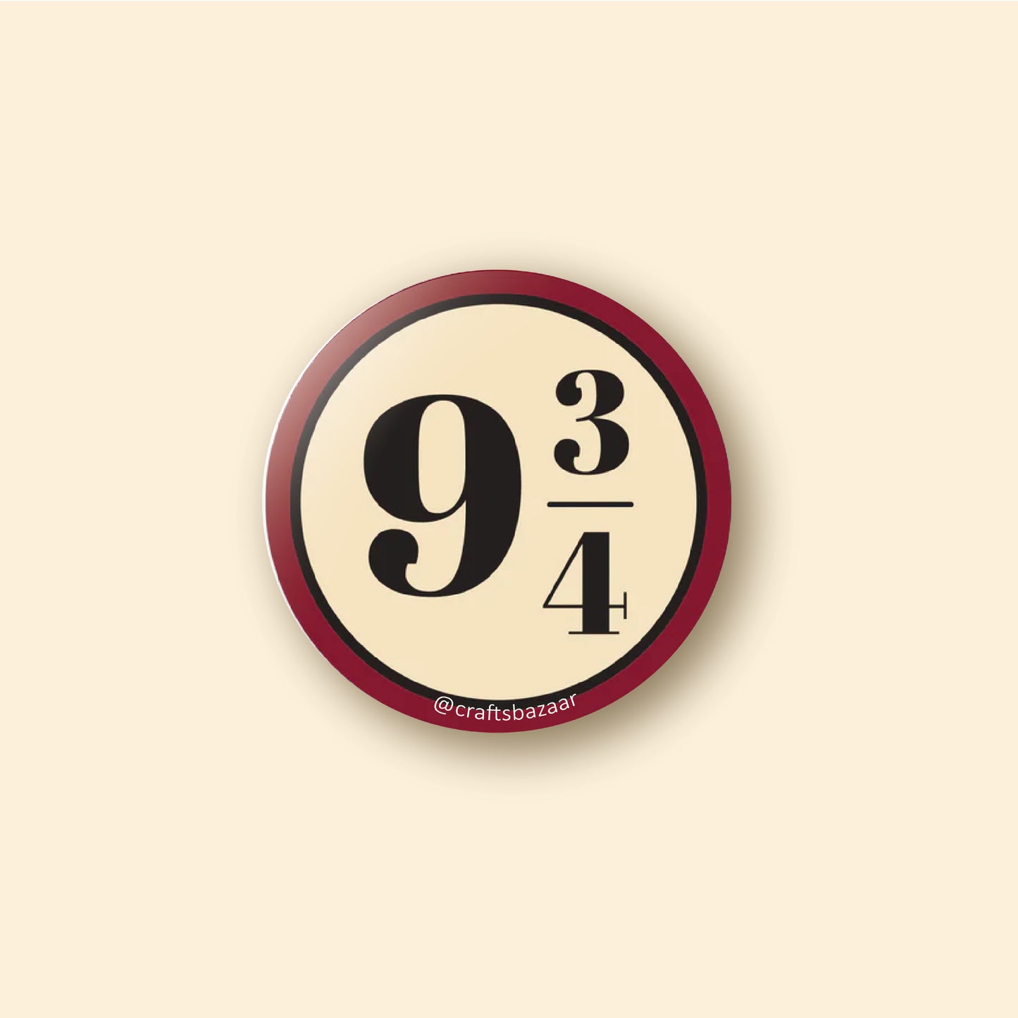 Platform 9¾ Button Badge