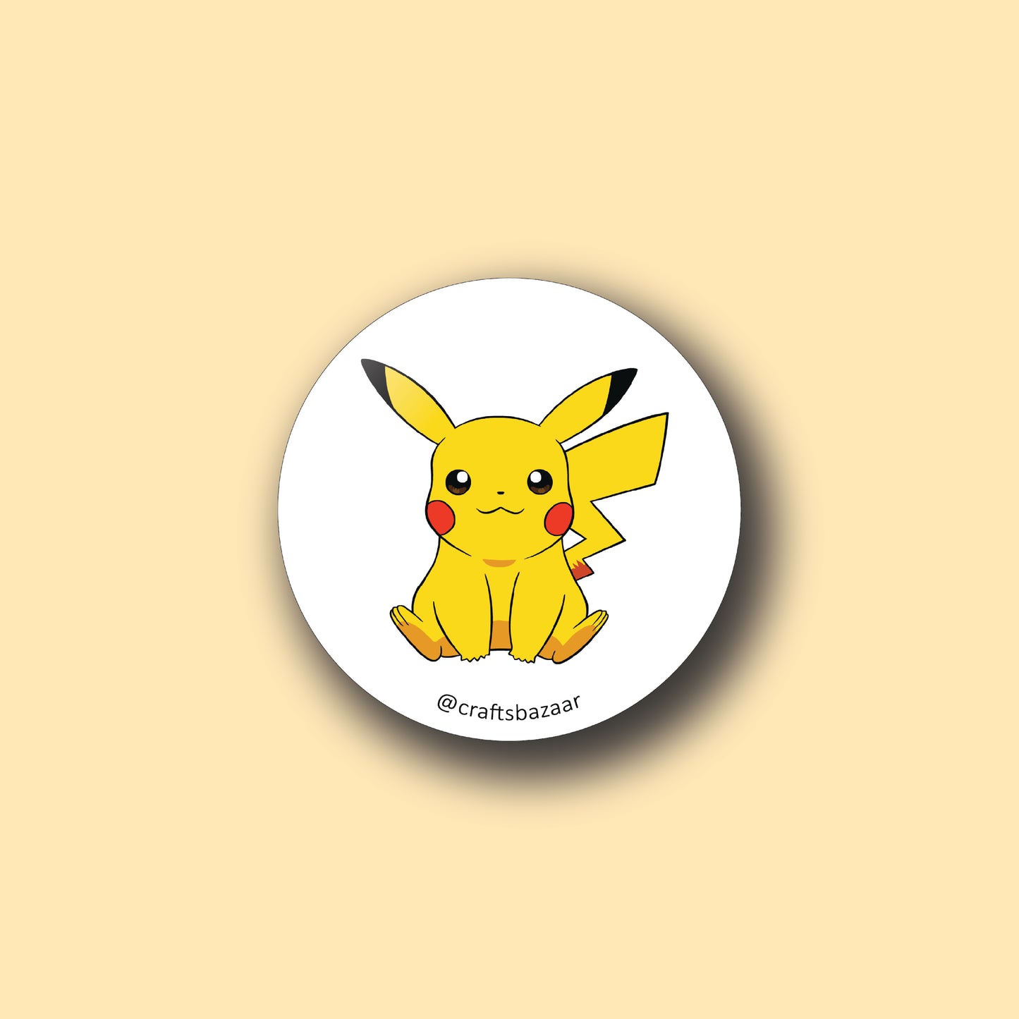 Pikachu Pokémon Button Badge