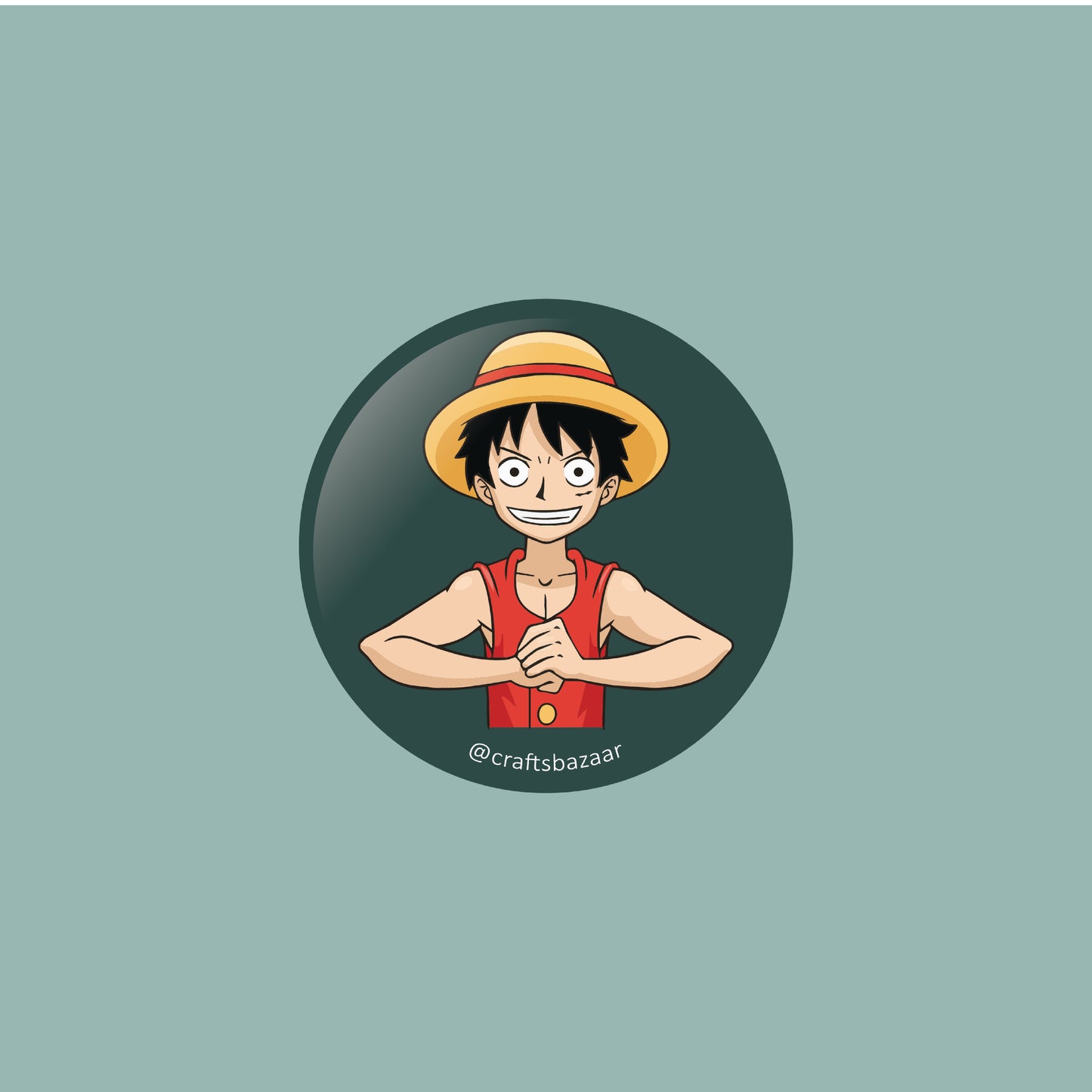 Luffy Button Badge