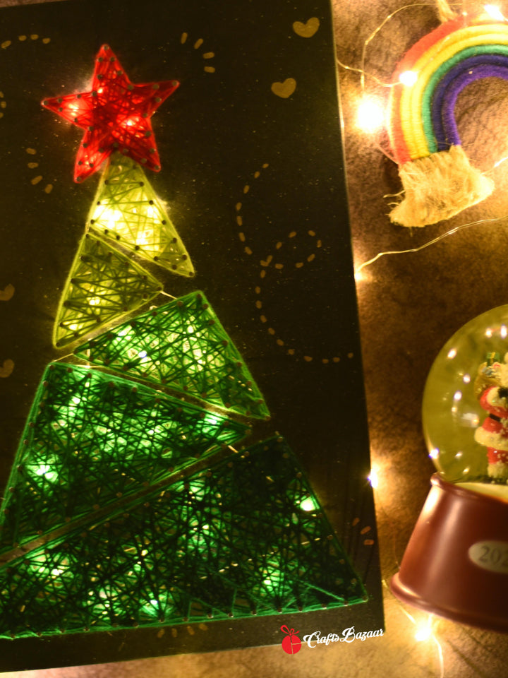 Christmas tree with light