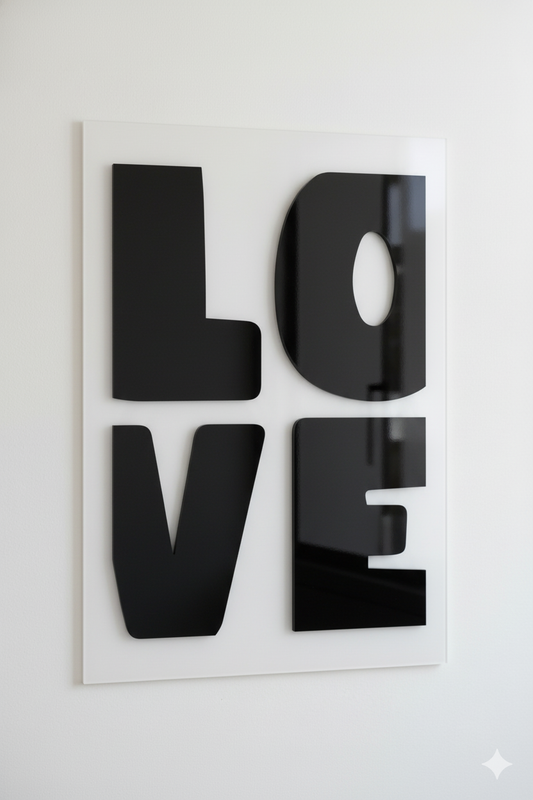 Love Acrylic Poster
