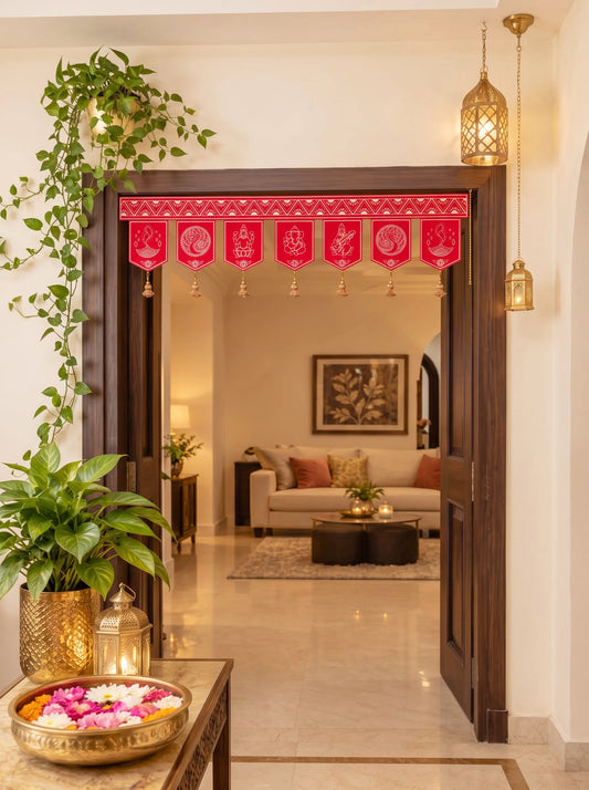 Folk Style Red door Toran