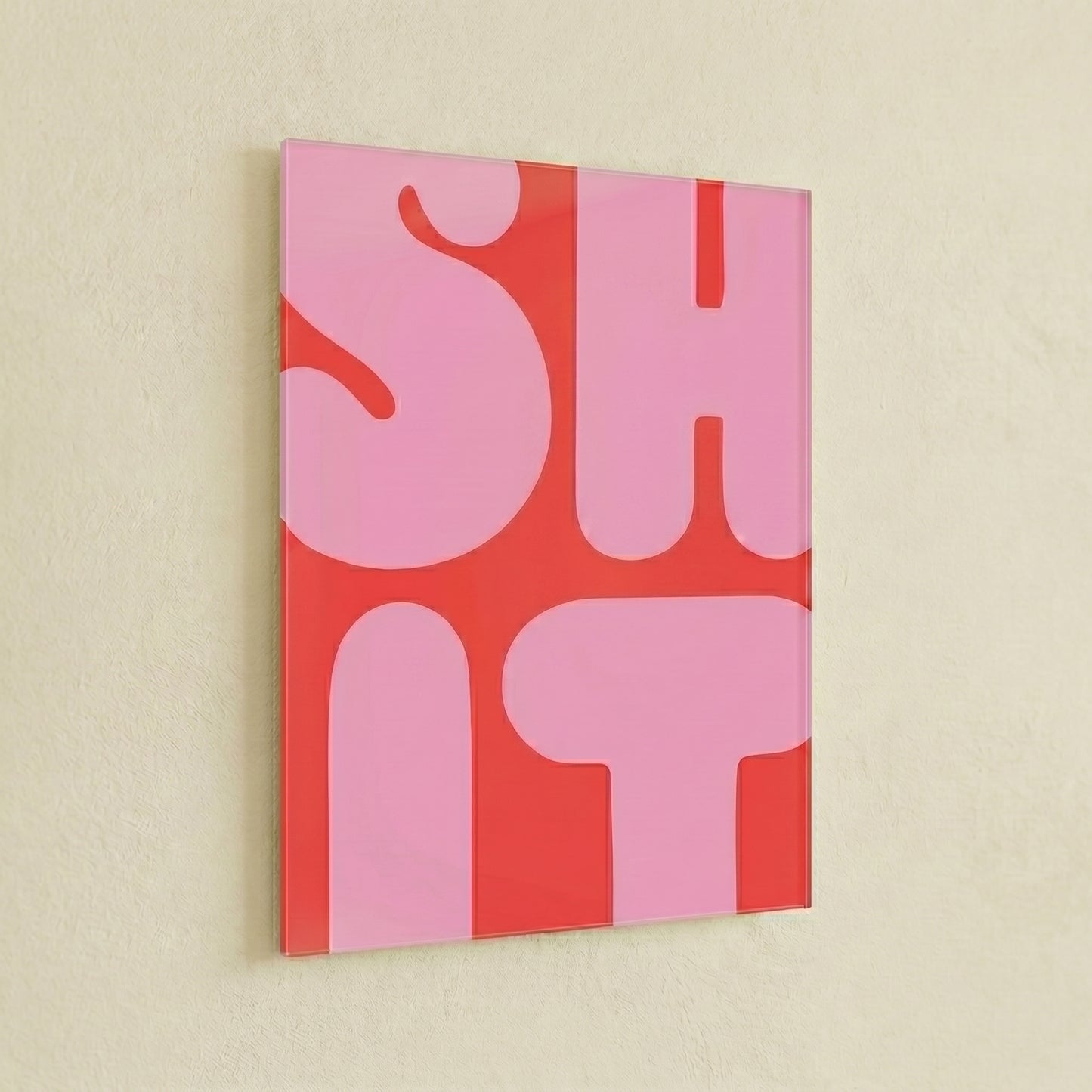 Shit Acrylic Poster