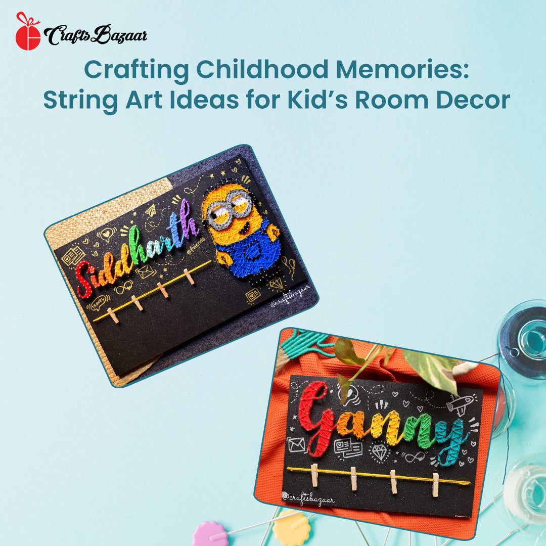 String Art : Kid's Room Décor Ideas