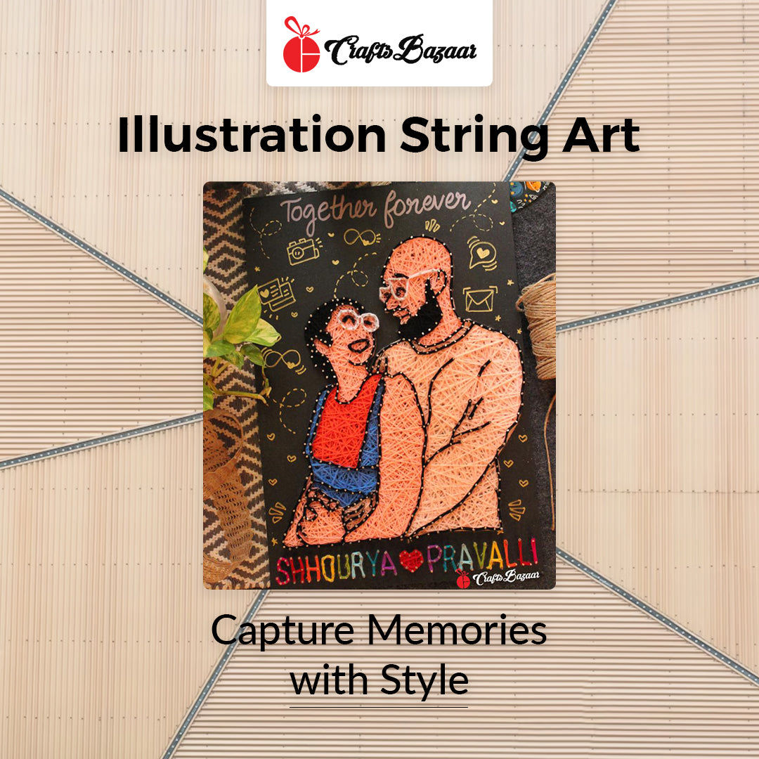 Illustration String Art: Capture Memories with Style – Craftsbazaar