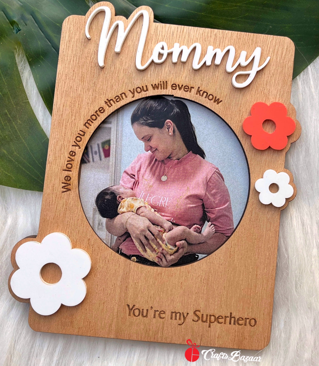 Superhero Mom-Cute photo Frame