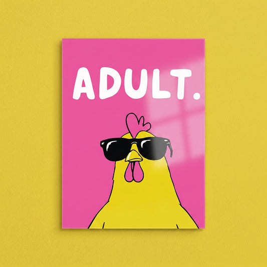 Adult Acrylic Poster