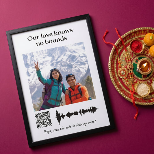 Personalized Soundwave Art with QR Code