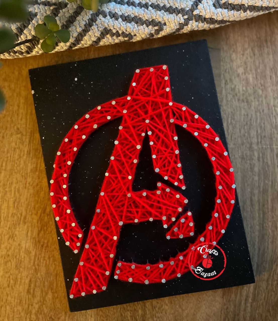 Avengers Logo - String Art - Craftsbazaar