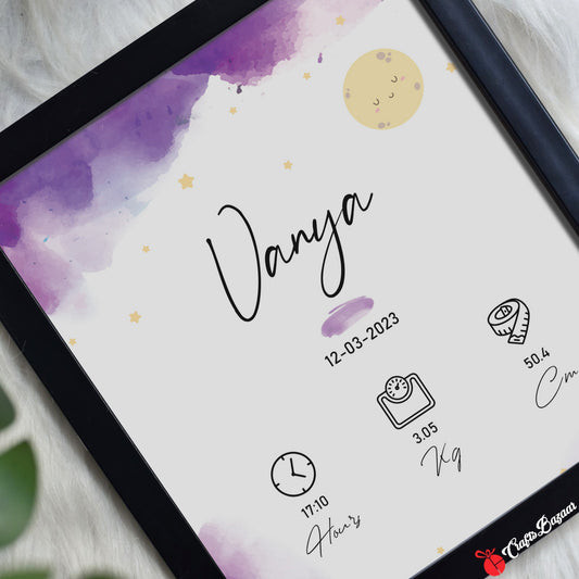 Baby Announcement Frame