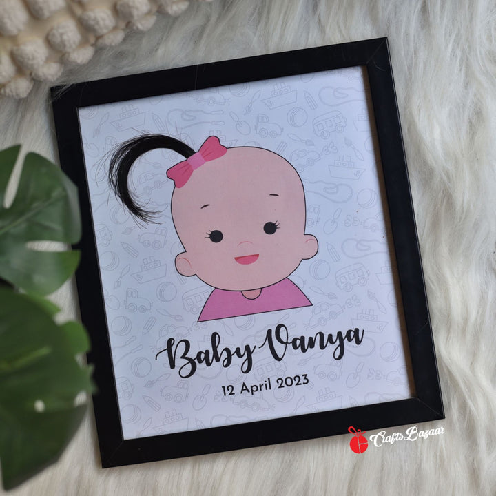 Baby Hair Keepsake - Photo Frame