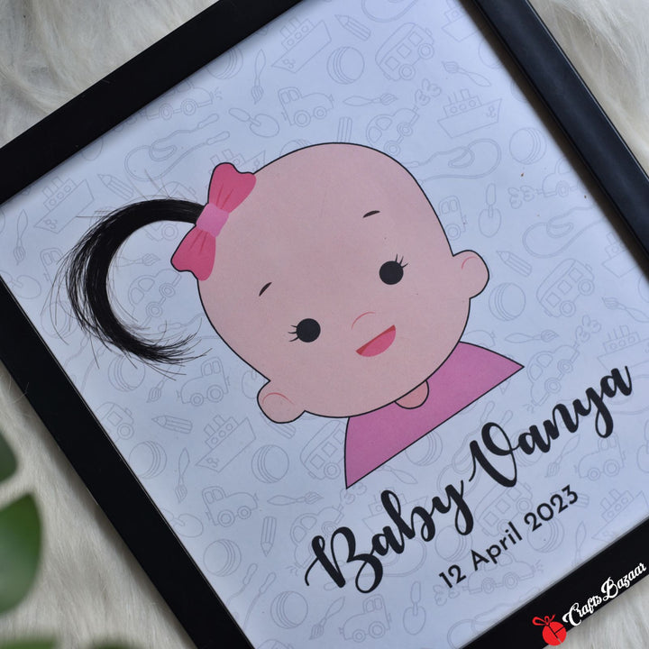 Baby Hair Keepsake - Photo Frame