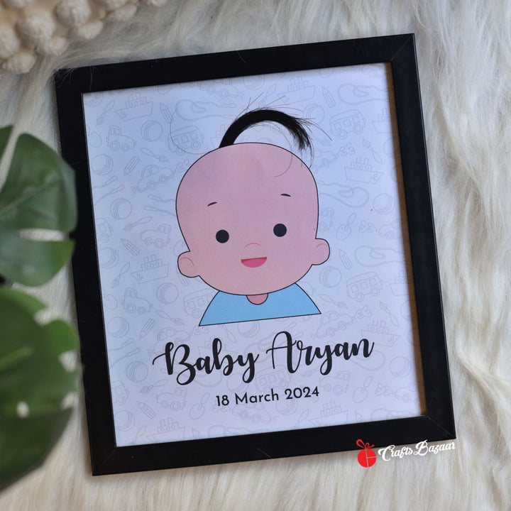 Baby Hair Keepsake - Photo Frame