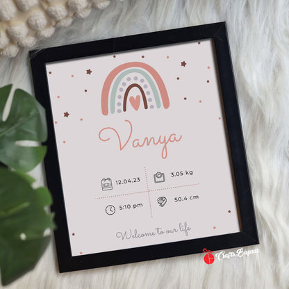 Baby Announcement Frame