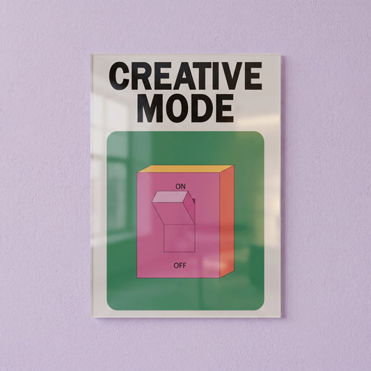 Creative Mode Acrylic Poster