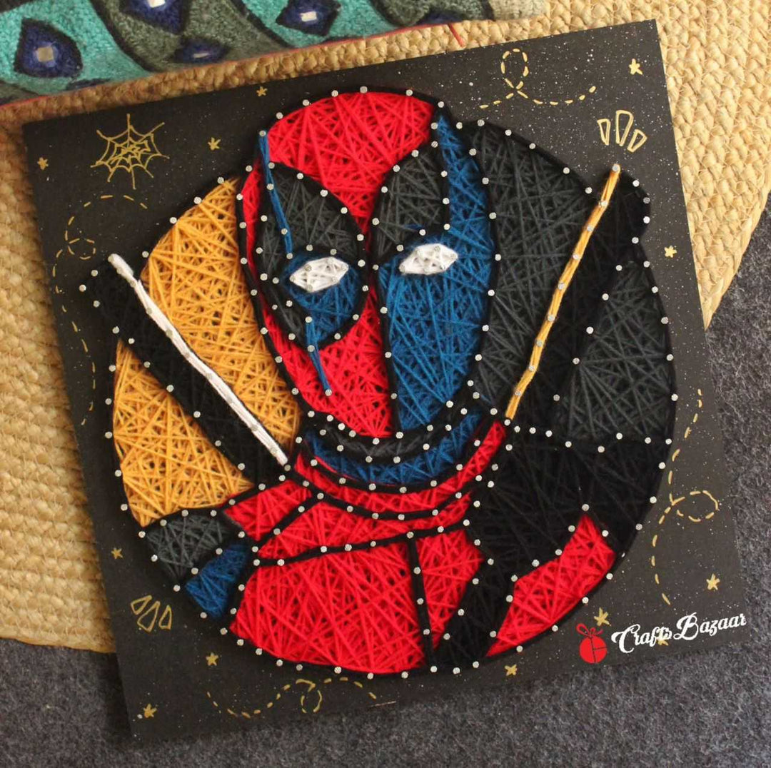 Deadpool - String Art - Craftsbazaar