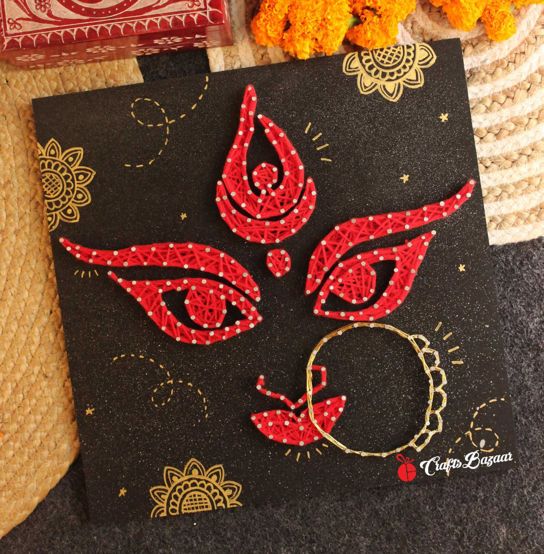 Durga Shakti String Art - Craftsbazaar