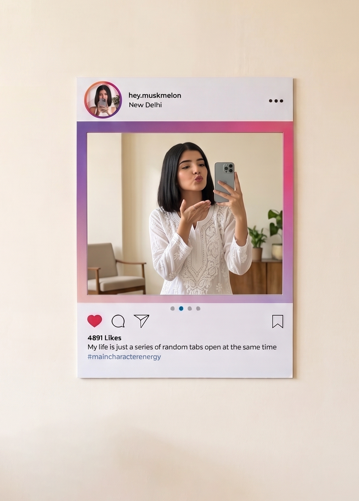 Instagram Frame Mirror