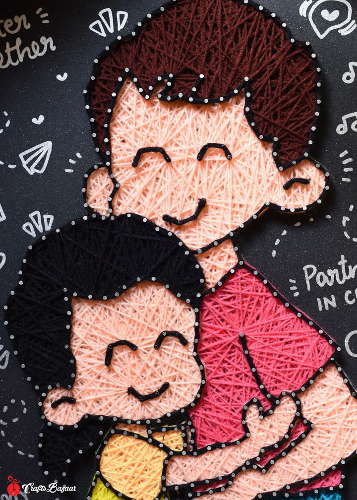 Always Together String Art | Handmade Rakhi Gift