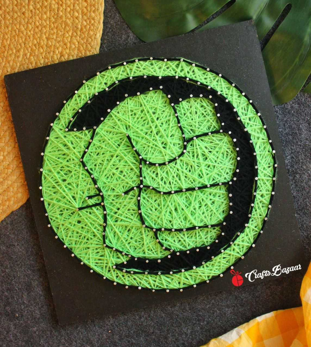 Hulk - String Art - Craftsbazaar