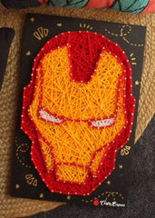Iron Man - String Art - Craftsbazaar