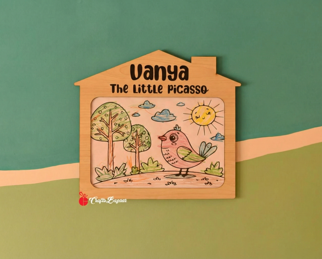 Kid's Art Frame Mountable Painting Display