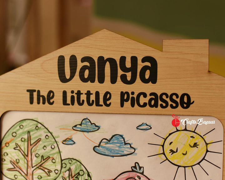 Kid's Art Frame Mountable Painting Display