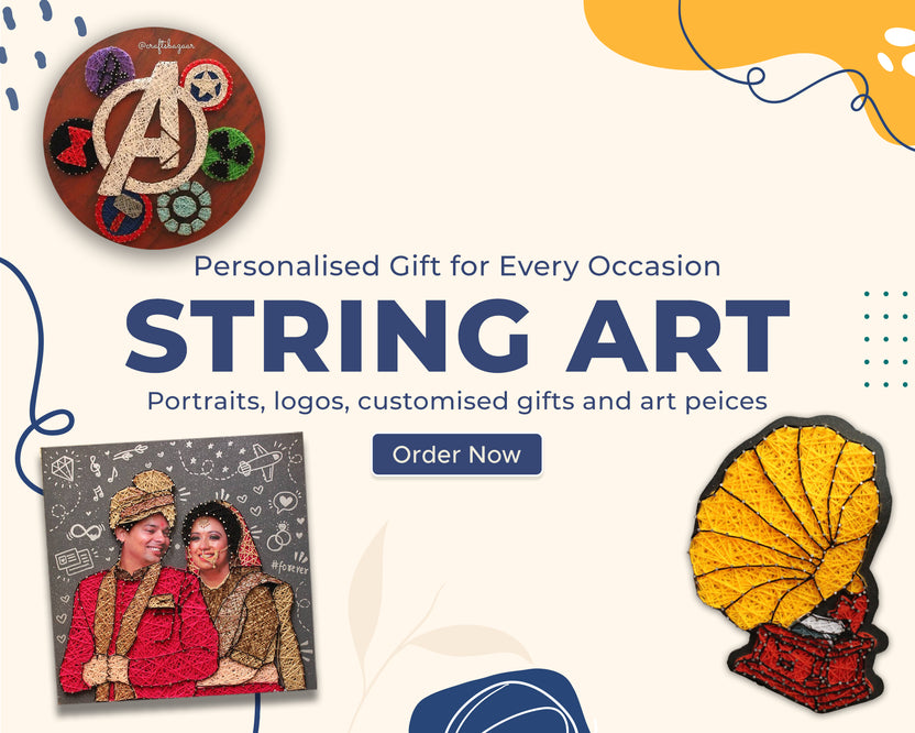 Personalised String Art Portrait | Gift For Your Loveone – Craftsbazaar