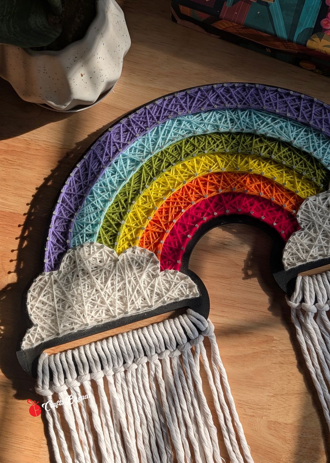 Rainbow String art