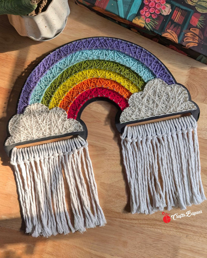 Rainbow String art