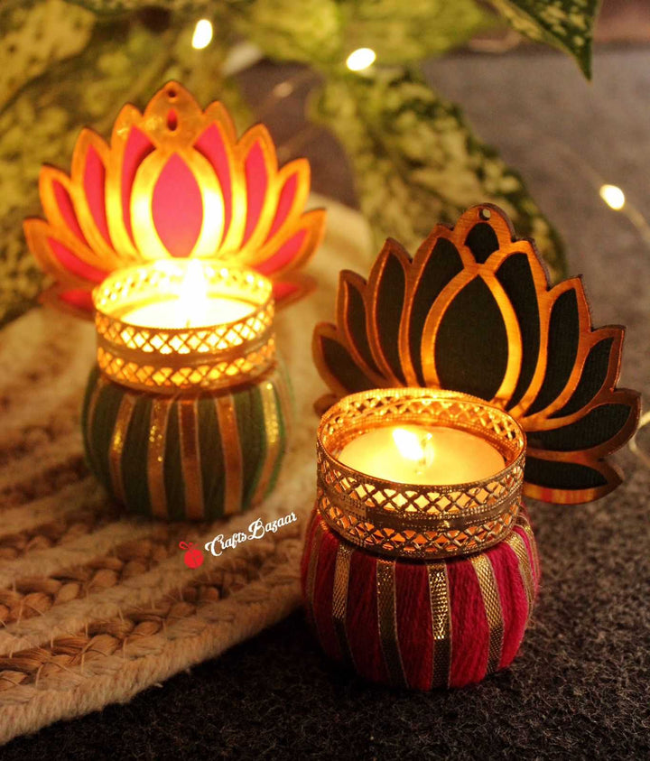 Serenity Tealight Holder for Diwali - Craftsbazaar