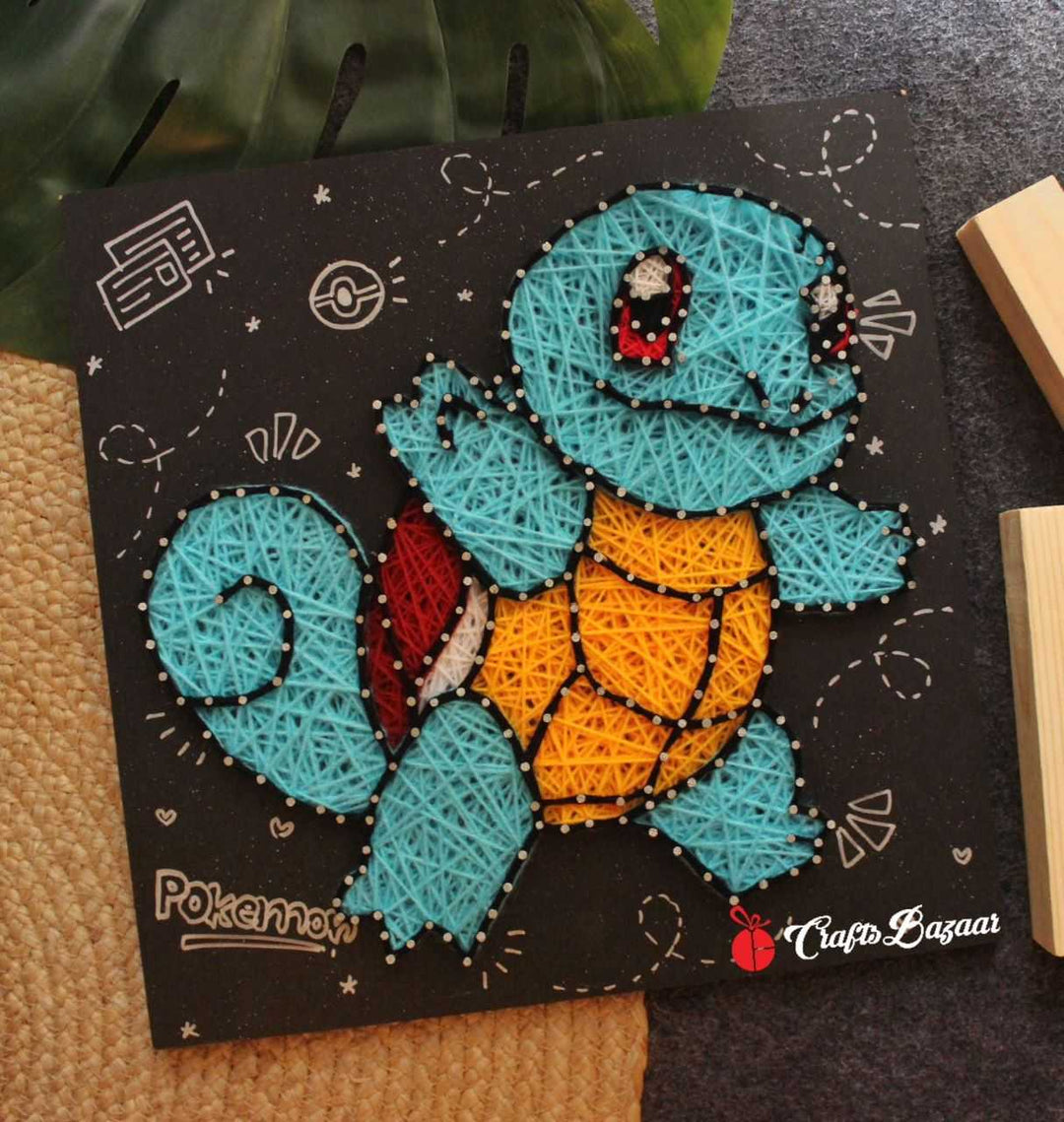 Squirtle - String Art - Craftsbazaar