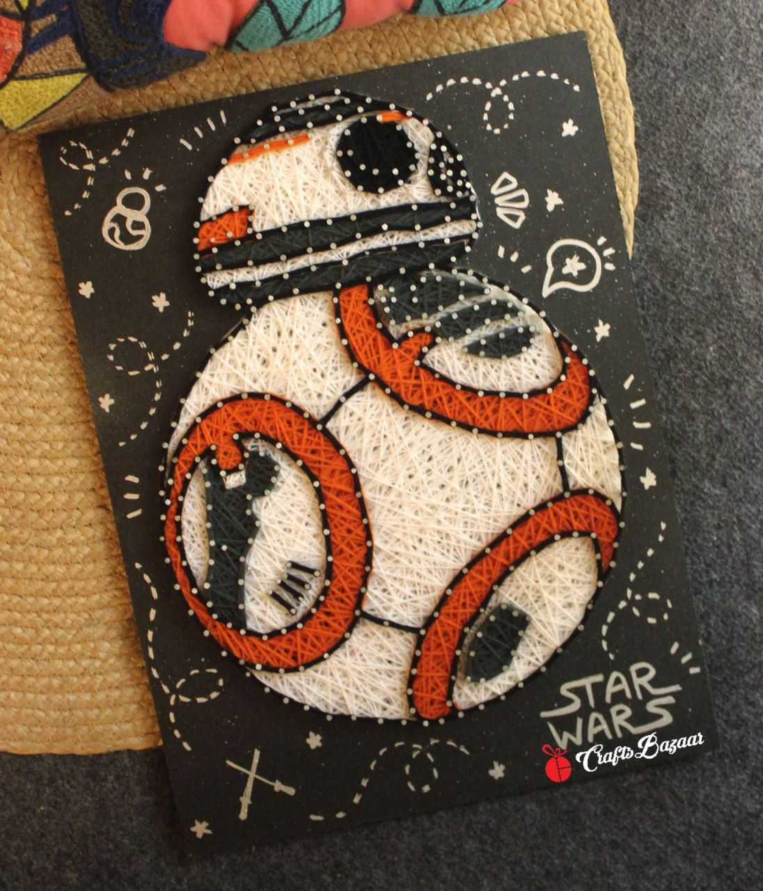 Star Wars BB-8 - String Art - Craftsbazaar