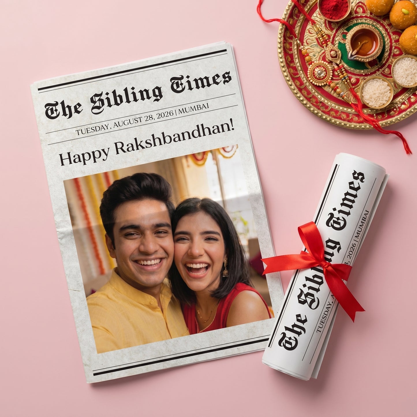 The Sibling Times - Personalised Newspaper