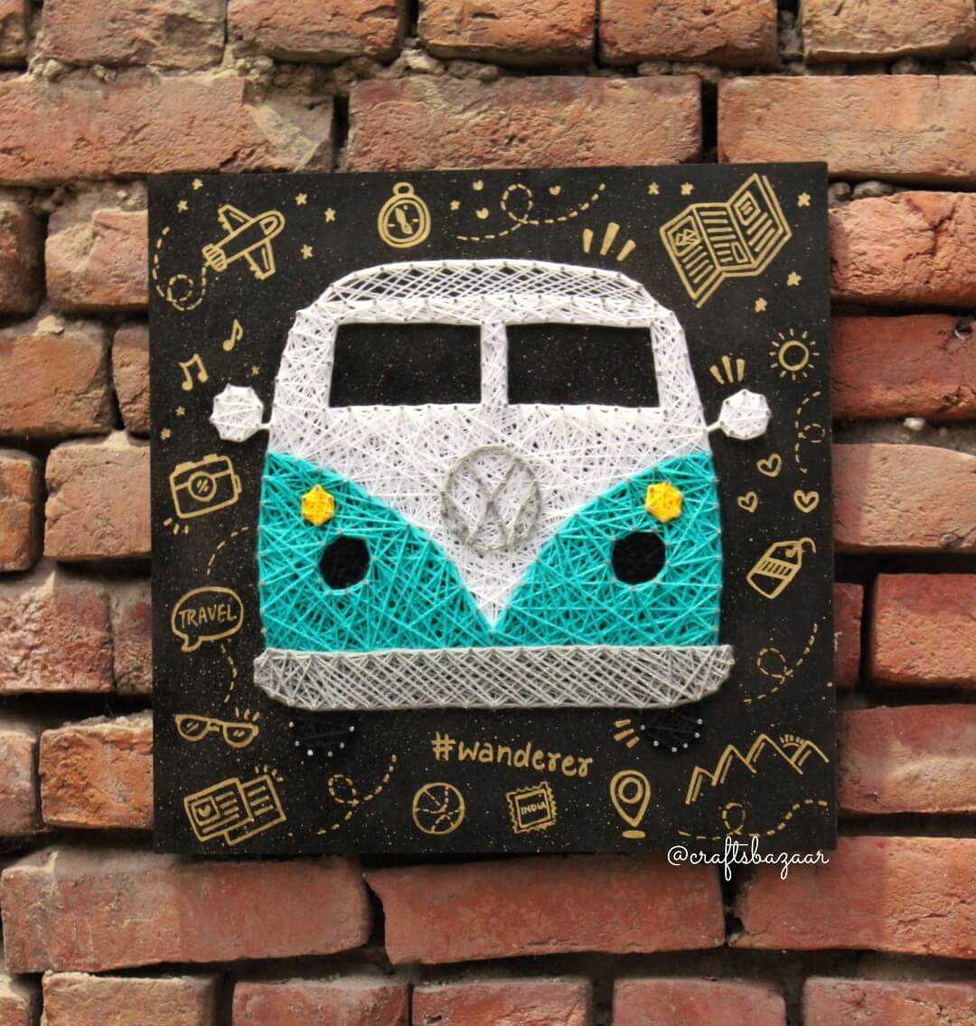 Van String Art Board - Craftsbazaar