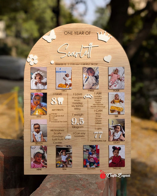 My year of Firsts- Baby Board