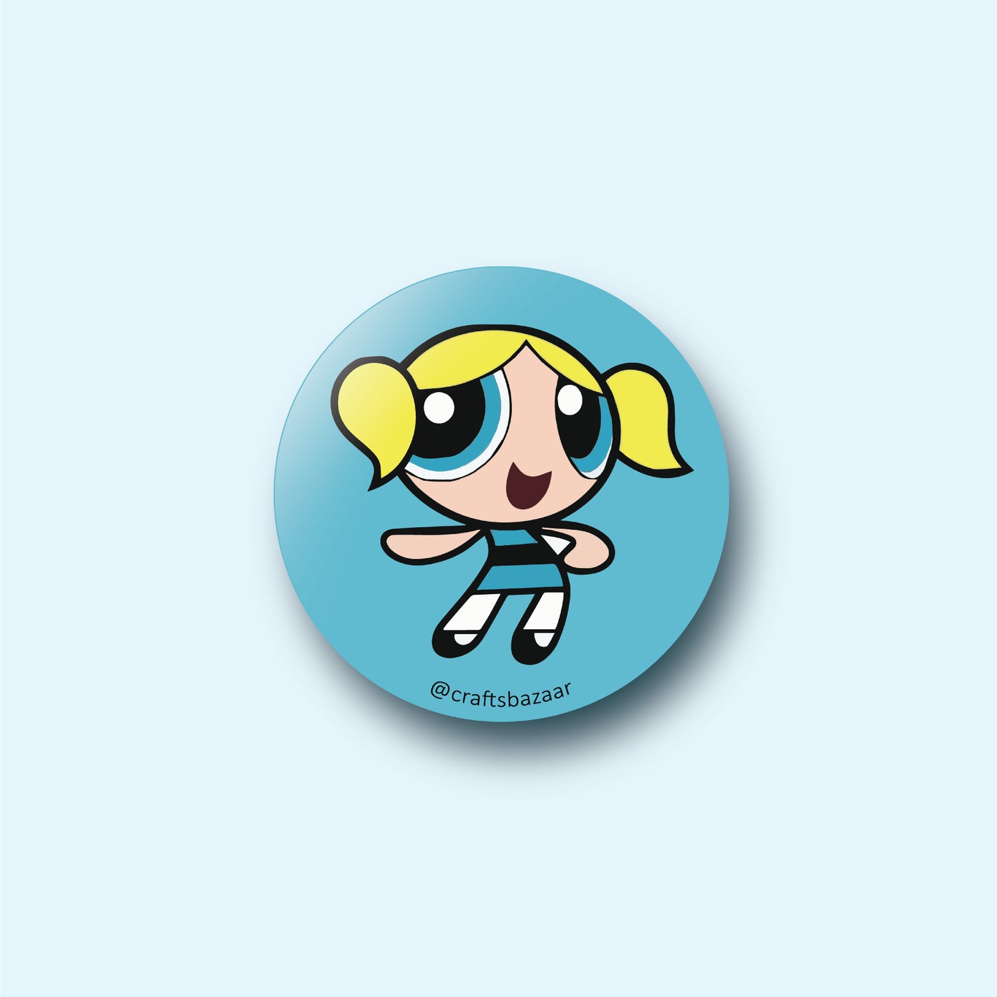 Bubbles - The Powerpuff Girls Button Badge