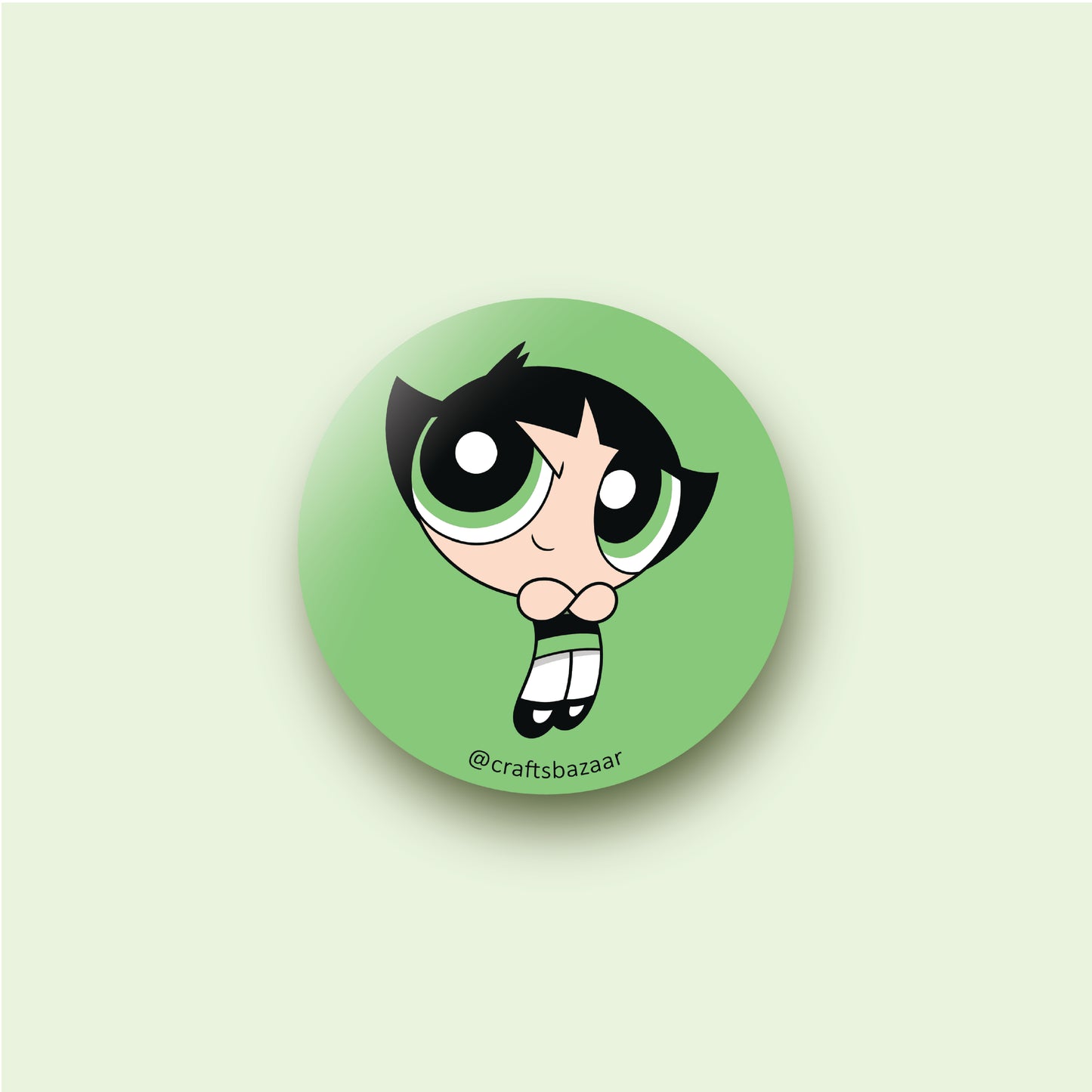 Buttercup Button Badge