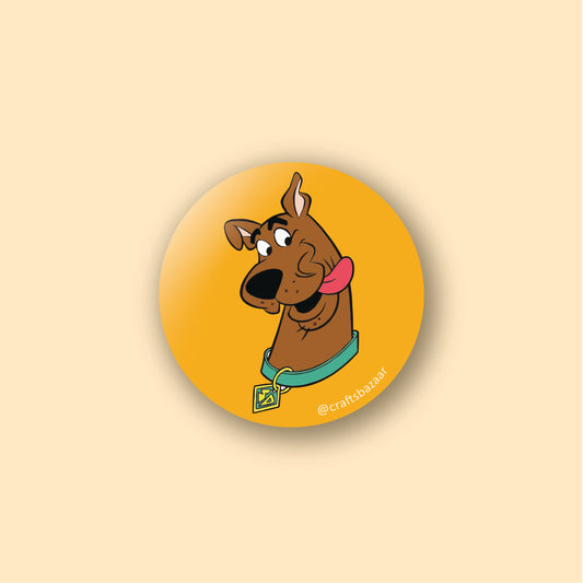 Scooby-Doo Button Badge