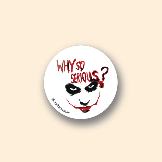 The Joker Button Badge