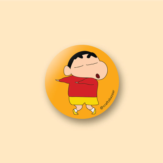 Shinchan button badge