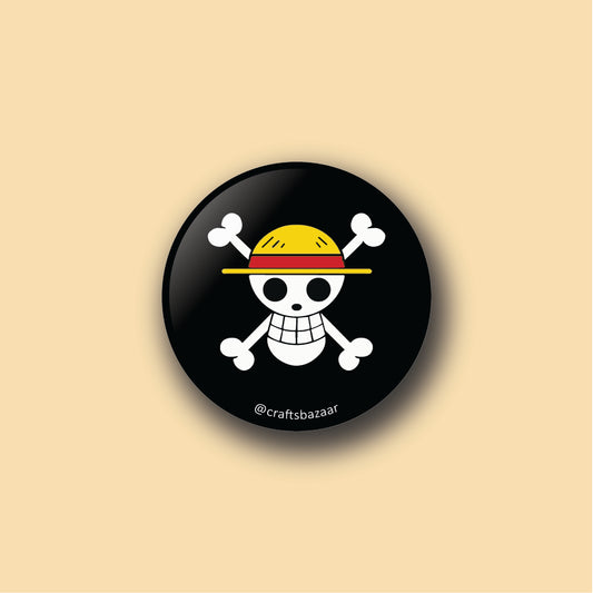 Jolly Roger Button Badge