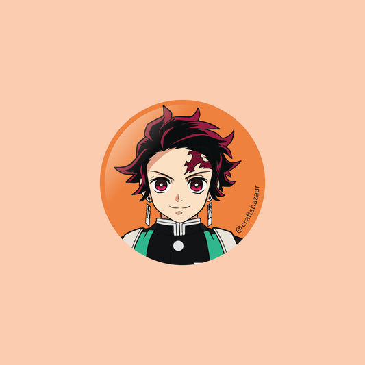 Tanjiro Kamado Button Badge