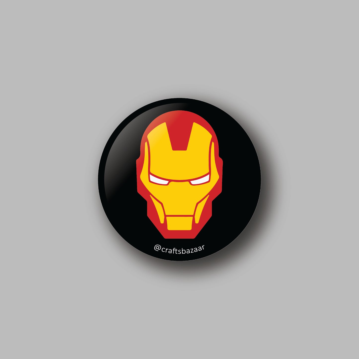 Iron Man Button Badge
