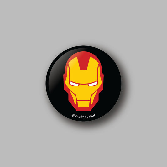 Iron Man Button Badge