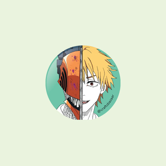 Chainsaw Man Button Badge