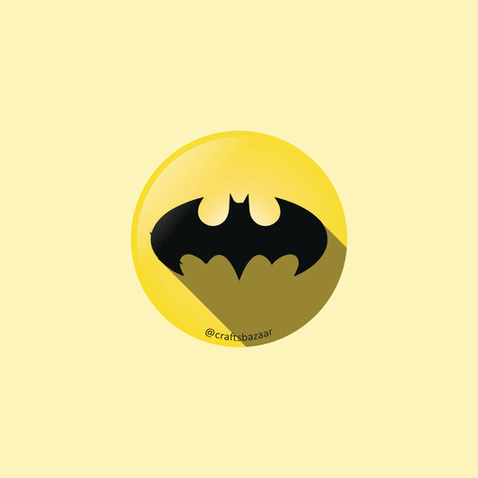 Batman Symbol Button Badge
